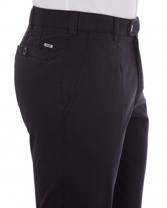 Pantaloni Comfort bumbac barbati MEYER Monza-5401 bleumarin [2]