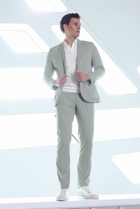 Pantaloni chino bumbac mix&match S4 Palermo vernil [2]