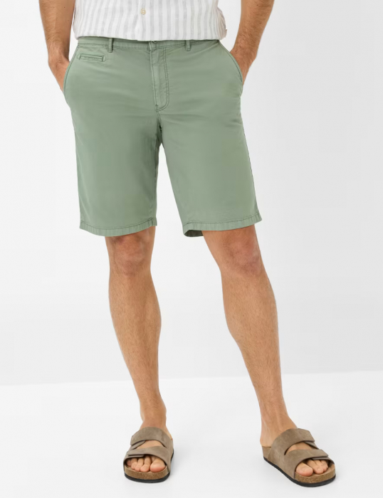 Pantaloni scurti bumbac barbati BRAX BARI Regular verde [4]
