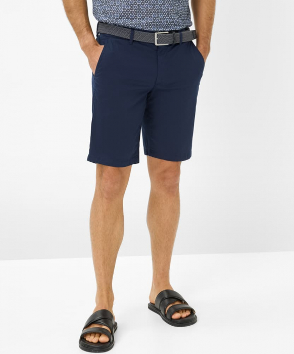 Pantaloni scurti bumbac barbati BRAX BOZEN Regular bleumarin [4]
