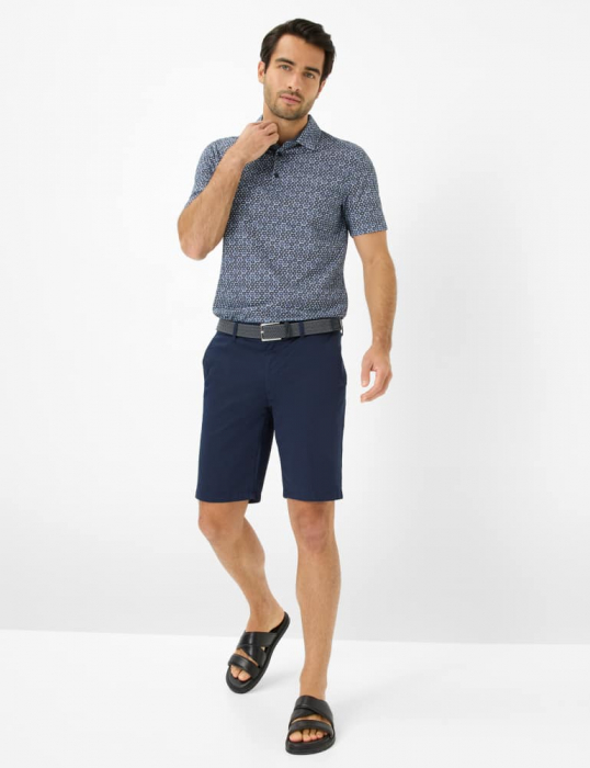 Pantaloni scurti bumbac barbati BRAX BOZEN Regular bleumarin [3]