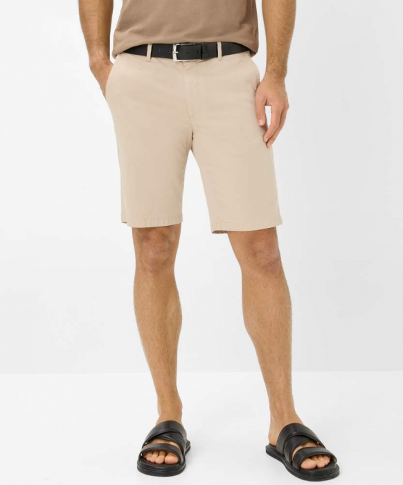 Pantaloni scurti bumbac barbati BRAX BOZEN Regular bej [4]