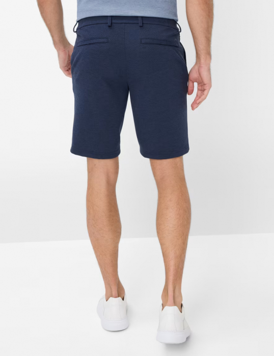 Pantaloni scurti jerseu barbati BRAX SILVIO Tapered bleumarin [6]