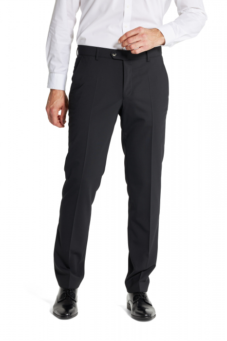 Pantaloni stofa Modern barbati MEYER Bonn-5300 negru [1]
