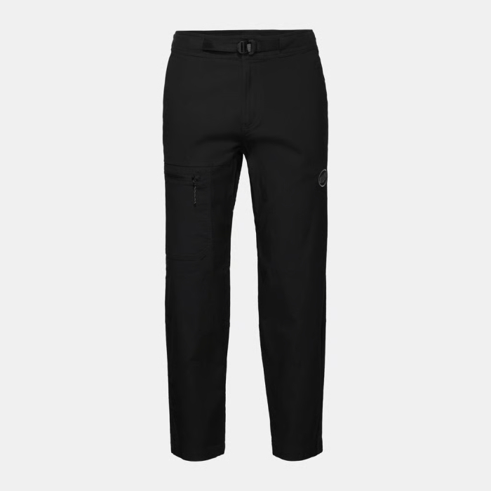 PantaloniI sport 7/8 bumbac organic/canepa barbati MAMMUT TAMARO negru [2]