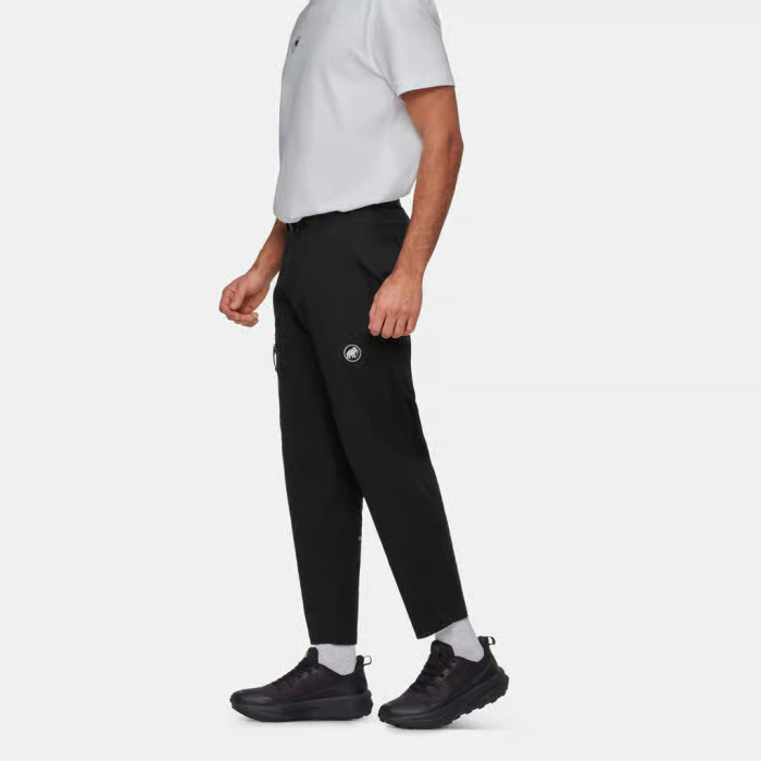 PantaloniI sport 7/8 bumbac organic/canepa barbati MAMMUT TAMARO negru [4]
