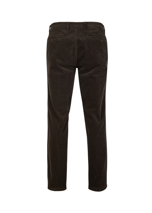 Pantaloni velur bumbac chino barbati CLUB of COMFORT Garvey 8200 maro inchis [7]