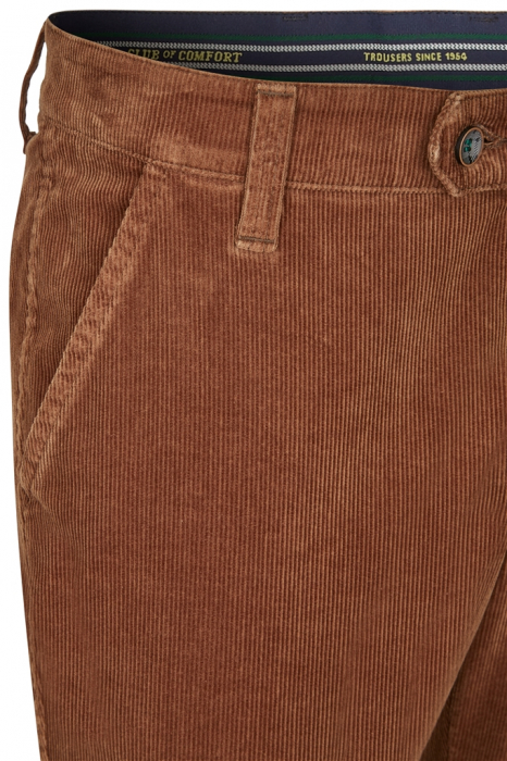 Pantaloni velur chino barbati CLUB of COMFORT Garvey 8200 maro [5]