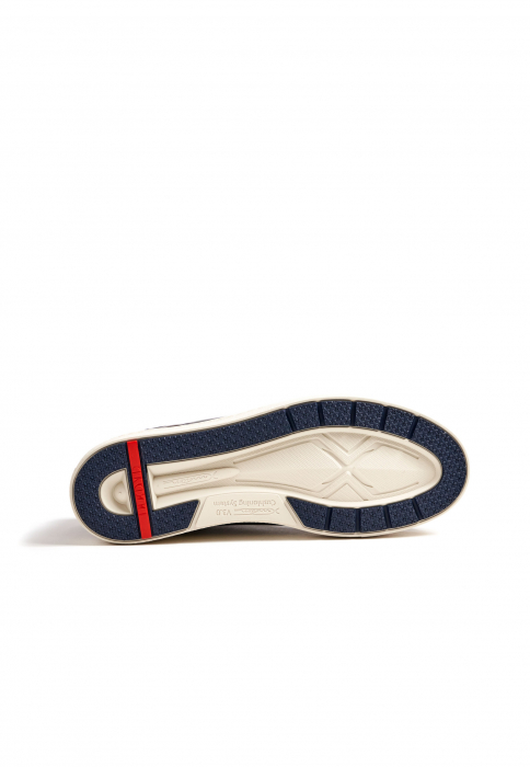 Pantof sneaker barbati piele LLOYD MALCOLM maro/bleumarin [6]