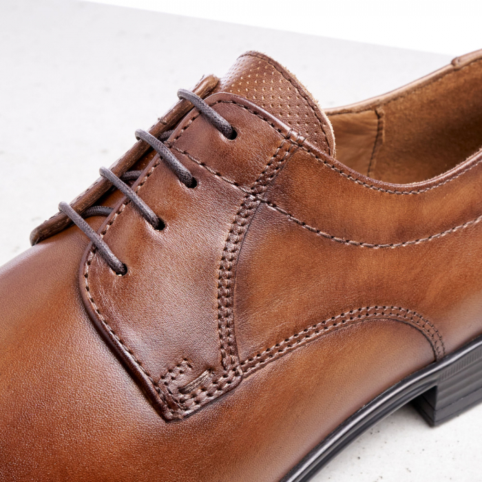 Pantof derby barbati piele LLOYD OSMOND coniac [4]