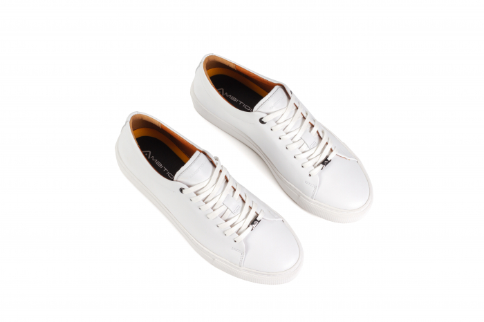 Pantofi piele sneaker barbati AMBITIOUS Martin alb [3]