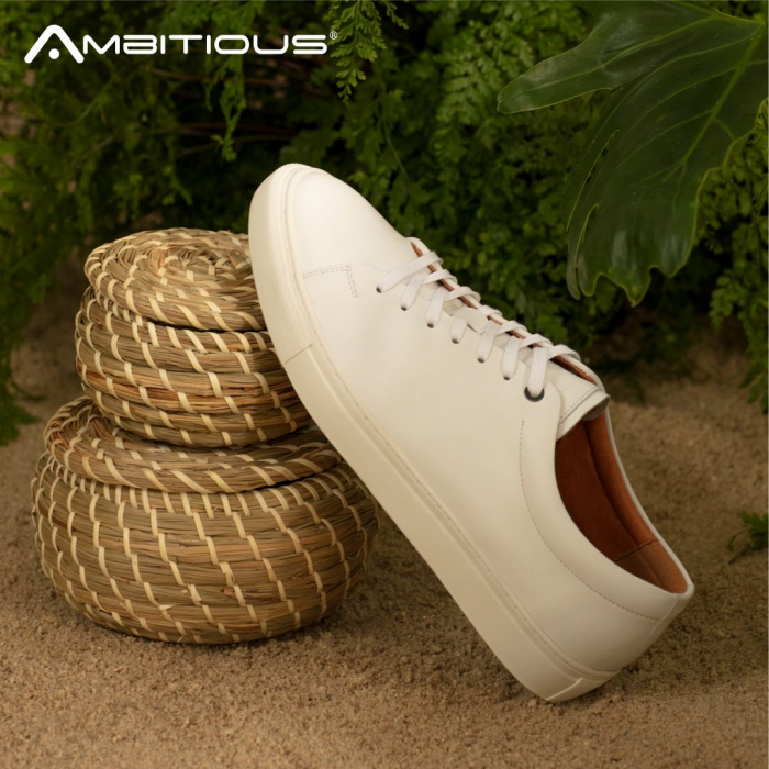 Pantofi piele sneaker barbati AMBITIOUS Martin alb [5]
