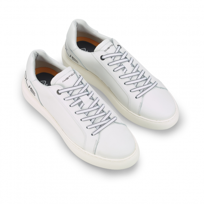 Pantofi piele sneaker barbati AMBITIOUS Eclipse alb [3]