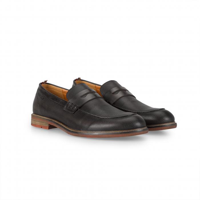 Pantofi piele loafer barbati AMBITIOUS Caye maro inchis [2]