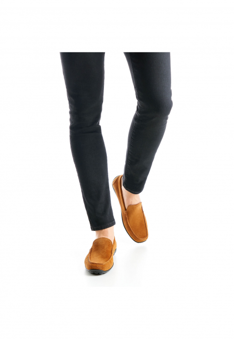 Pantofi barbati loafer piele intoarsa LLOYD EMILIO maro [3]