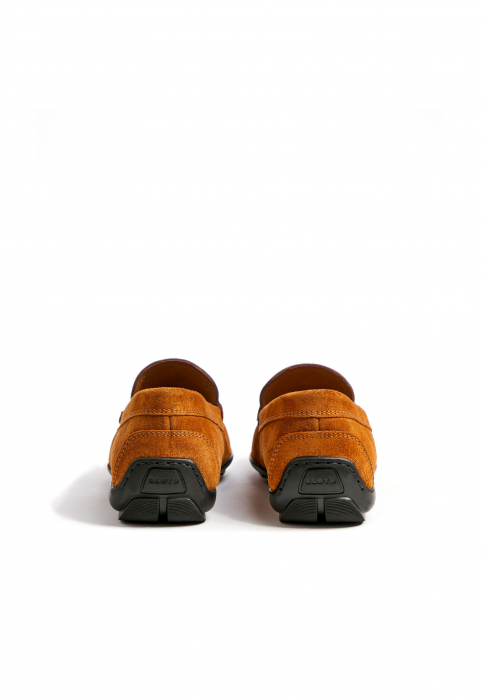 Pantofi barbati loafer piele intoarsa LLOYD EMILIO maro [4]