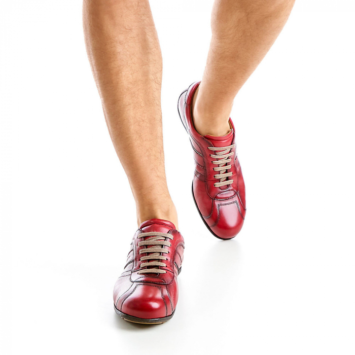 Pantofi sneaker barbati piele LLOYD BAREA visiniu [6]