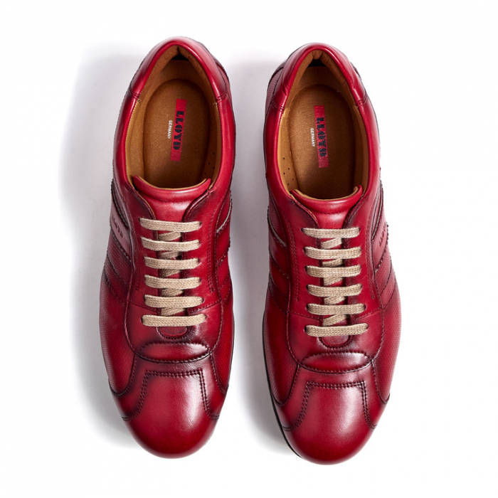 Pantofi sneaker barbati piele LLOYD BAREA visiniu [3]