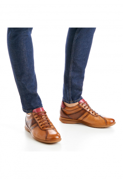 Pantofi barbati piele LLOYD DAVOS maro deschis [2]