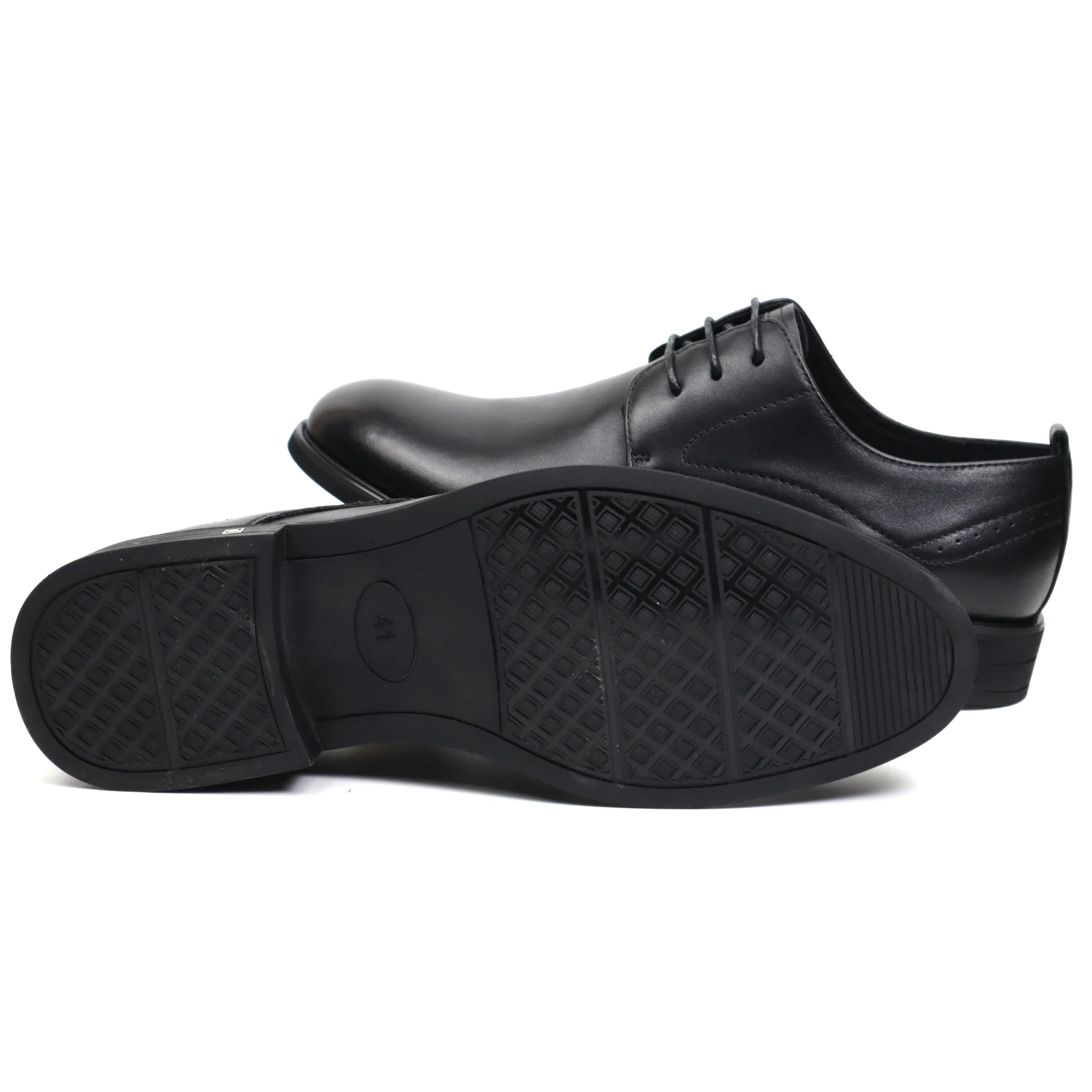 Pantofi derby barbati piele OTTER E6E620006A negru [5]