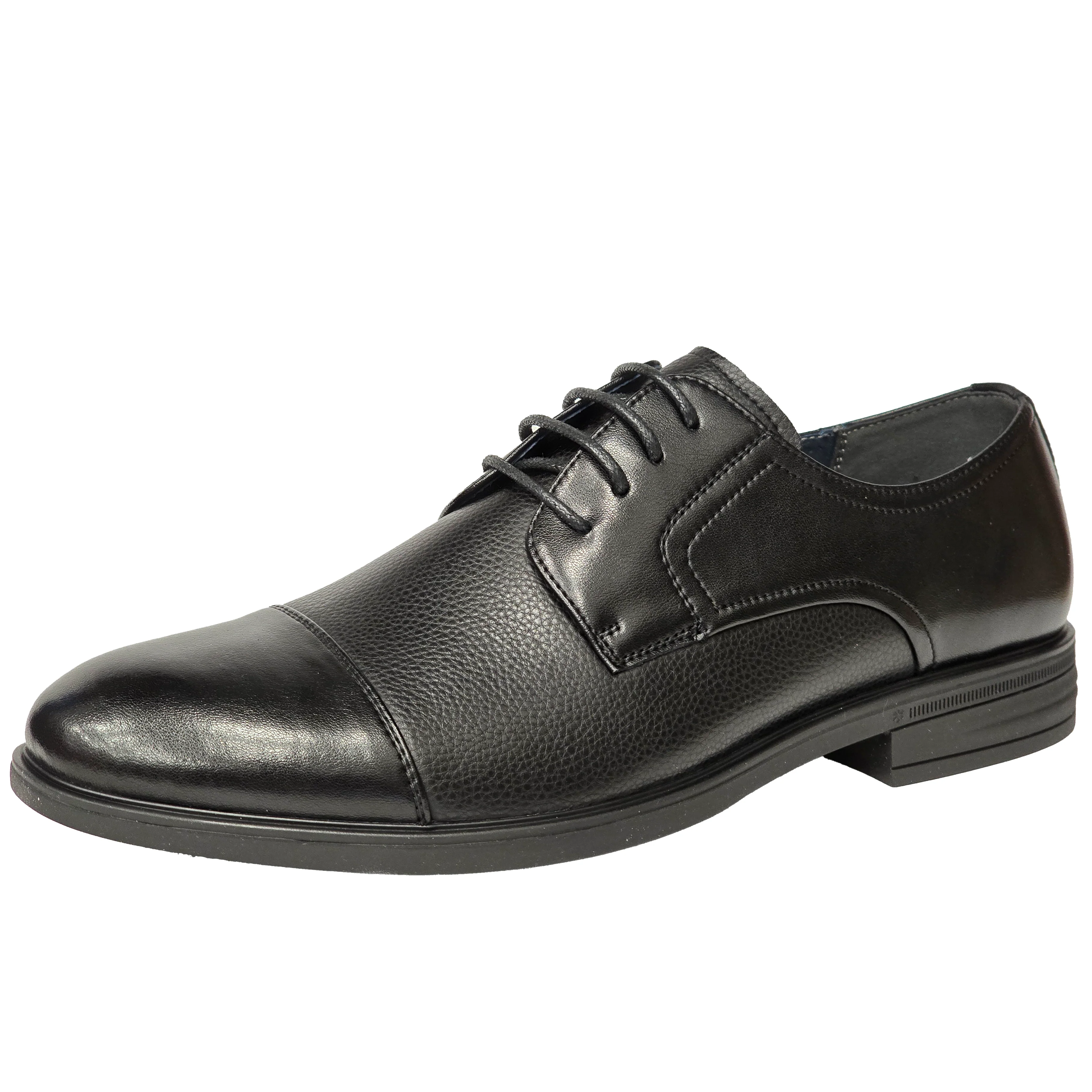 Pantofi barbati piele derby cap OTTER I4FM60005B negru [1]