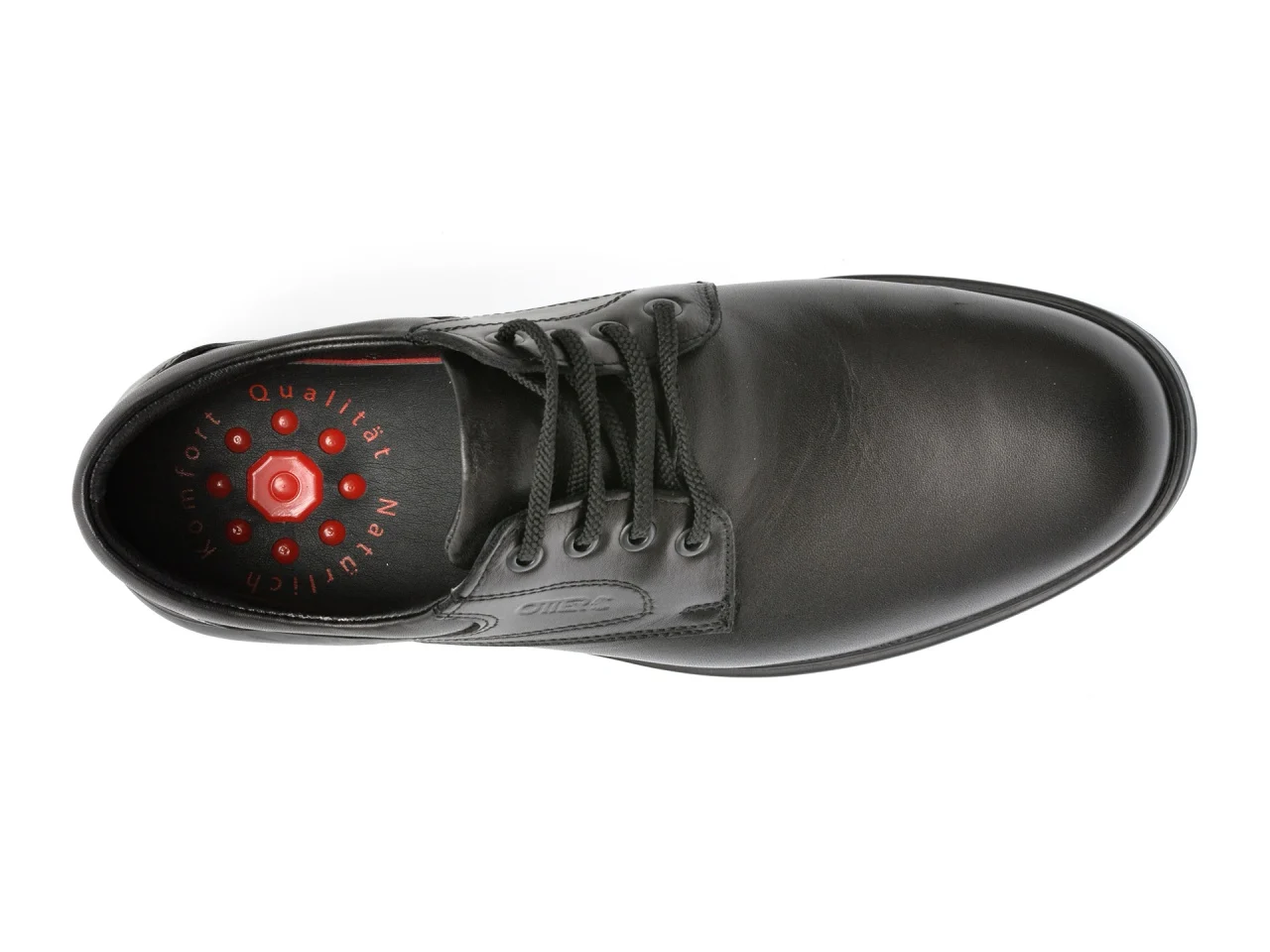 Pantofi casual barbati piele OTTER OT555 negru [4]