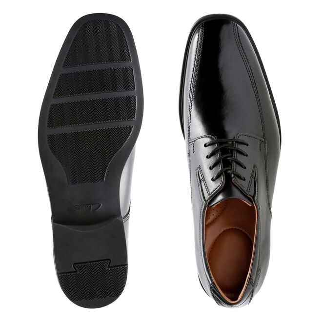 Pantofi barbati piele CLARKS Tilden Walk negru [2]
