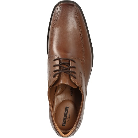 Pantofi barbati piele CLARKS Tilden Walk maro [3]