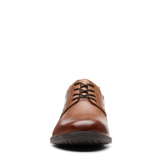 Pantofi barbati piele CLARKS Whiddon Plain maro [4]