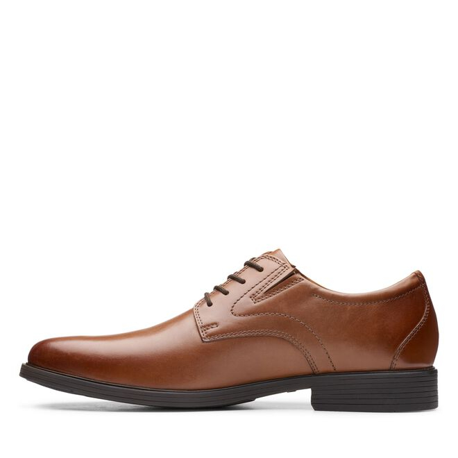 Pantofi barbati piele CLARKS Whiddon Plain maro [7]