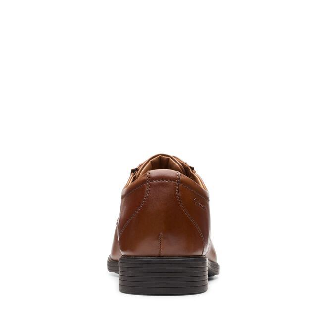 Pantofi barbati piele CLARKS Whiddon Plain maro [5]