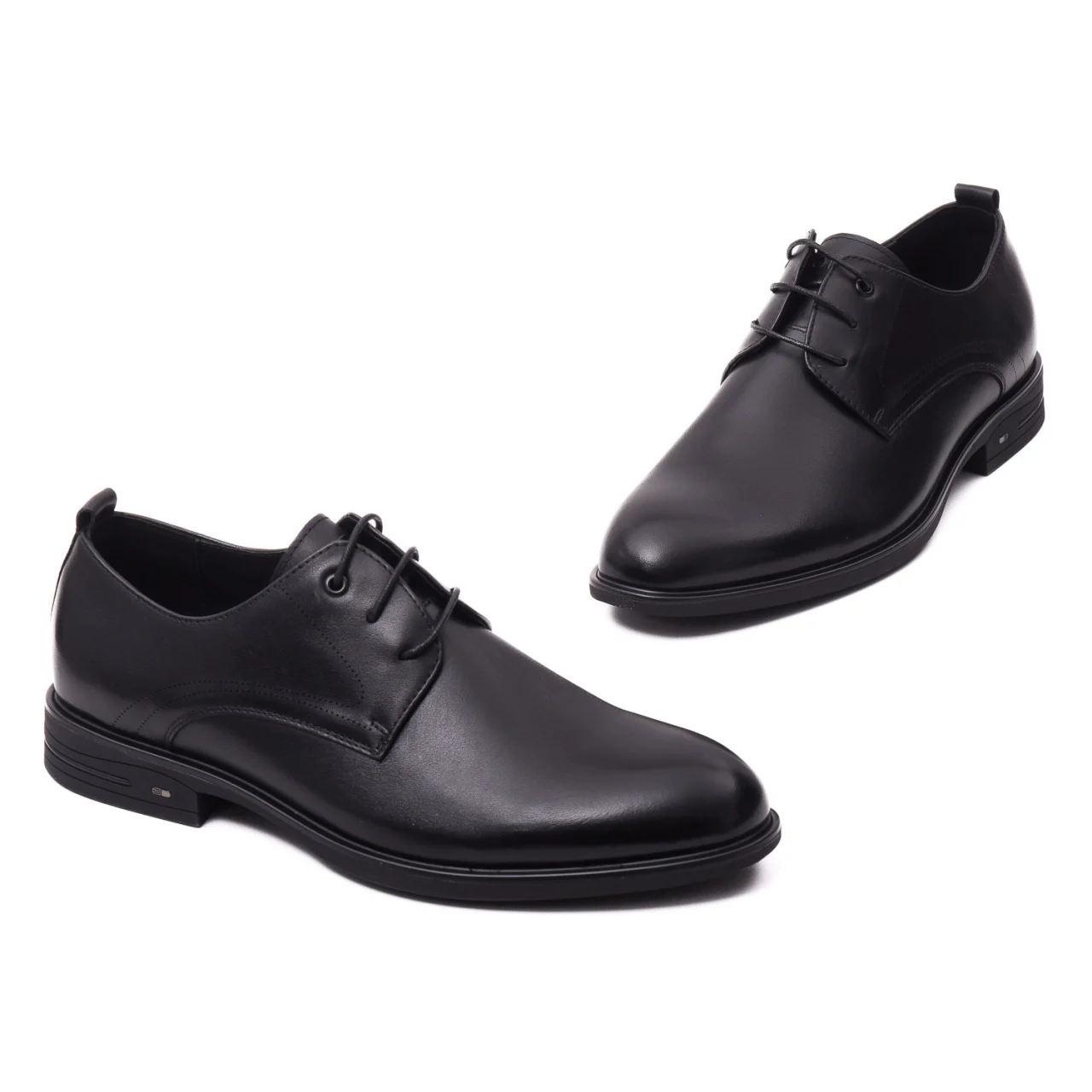 Pantofi derby barbati piele OTTER E6E670002A negru [5]