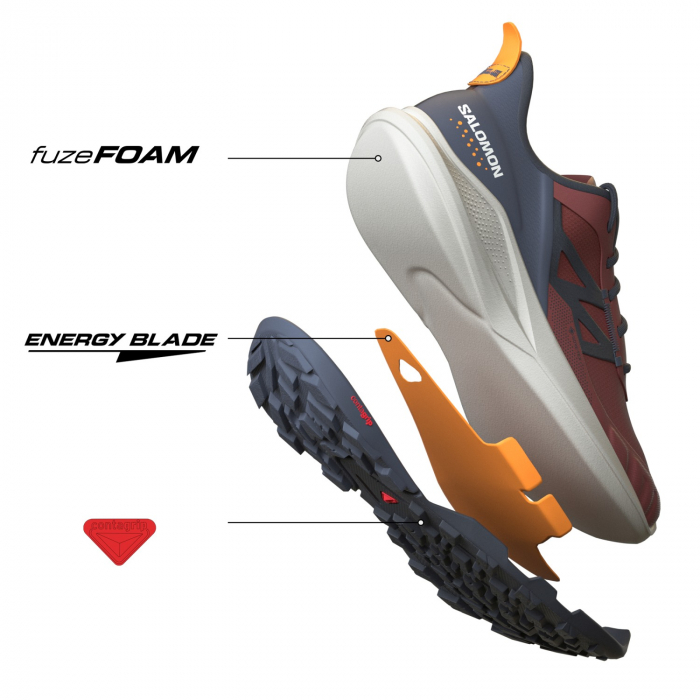 Pantofi drumetie barbati SALOMON OUTPULSE Gore-Tex indigo [9]