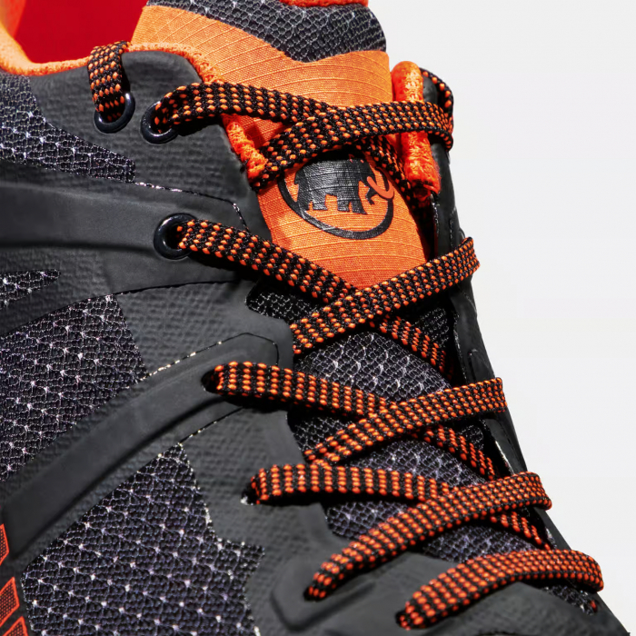 Pantofi hiking barbati MAMMUT Sertig II Low  negru-portocaliu [5]