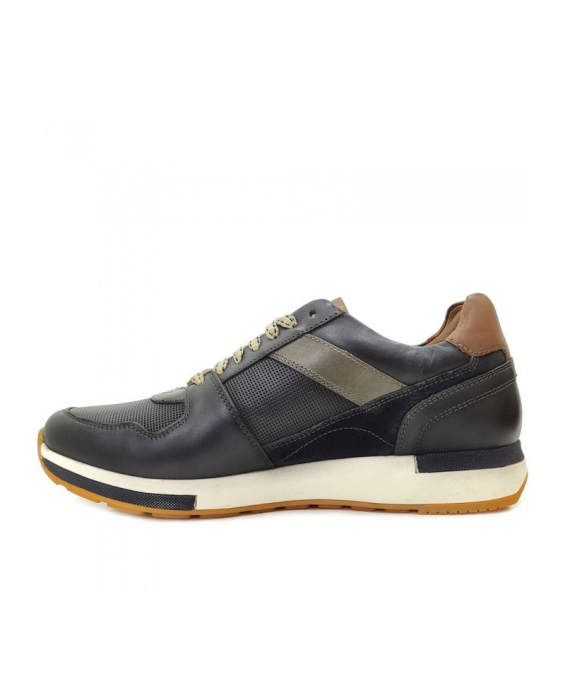 Pantofi piele sneaker WRANGLER NEIL bleumarin [2]