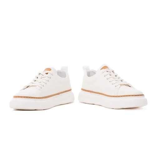 Pantofi piele sneaker barbati OTTER J2J260006B crem/bej [5]