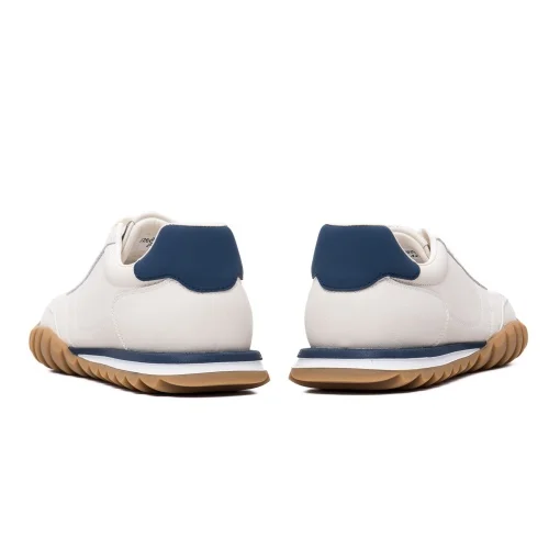 Pantofi piele sneaker barbati CARIBU V2V260007B bej/bleumarin [6]