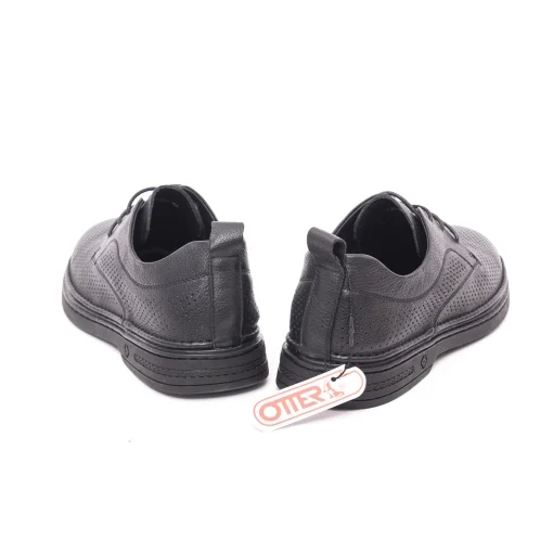Pantofi perforati piele barbati OTTER 7CCJ60003A negru [3]