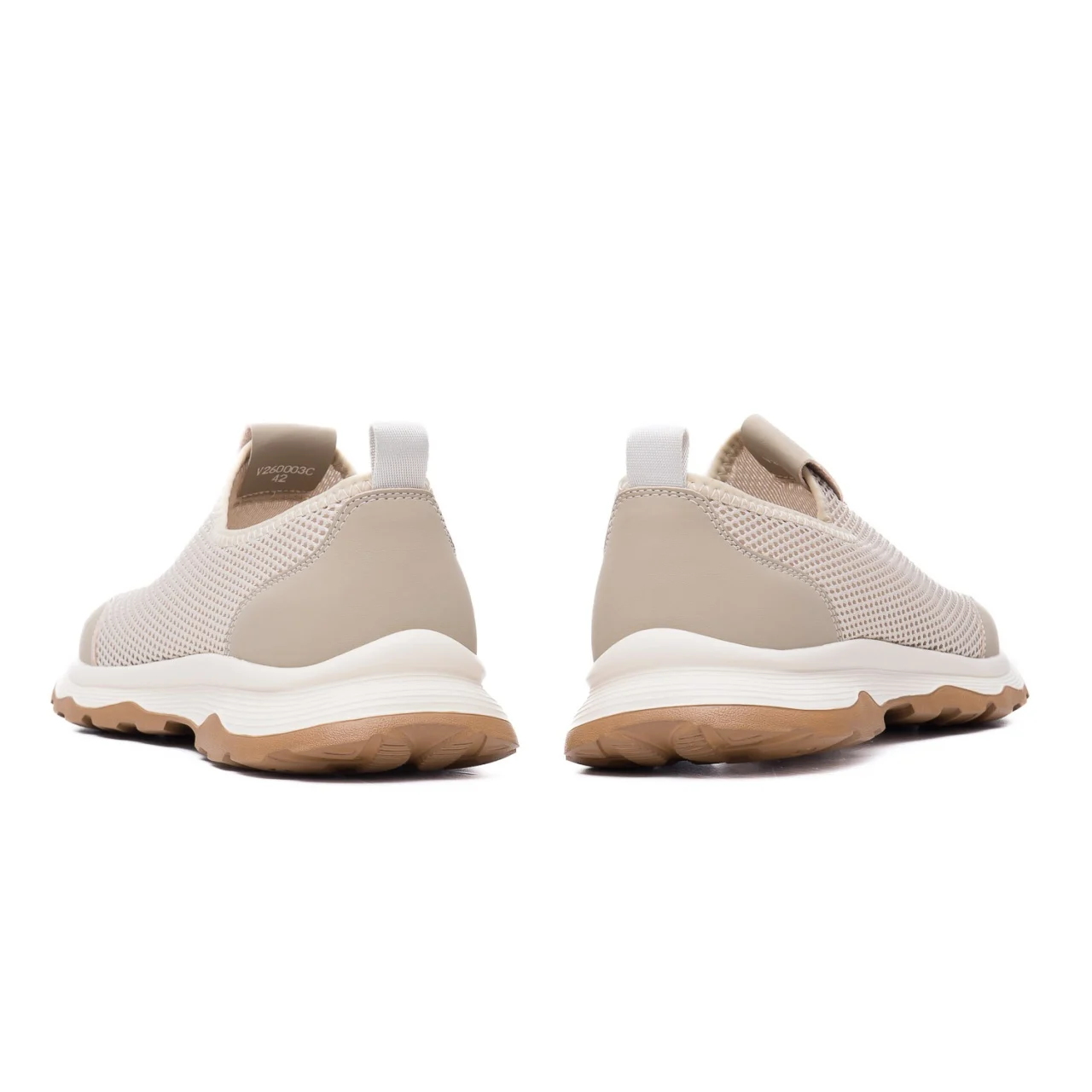Pantofi slip-on textil perforati barbati OTTER bej [3]