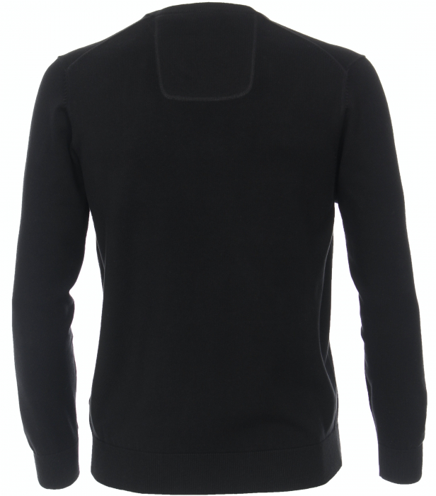Pulover anchior bumbac Pima barbati CASA MODA 004430 negru [2]