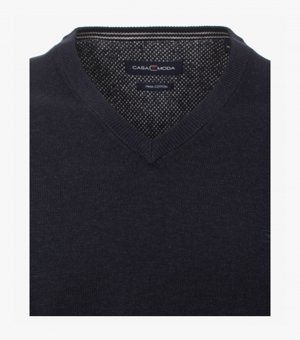 Pulover bumbac PIMA barbati CASA MODA 004430 anchior bleumarin [3]