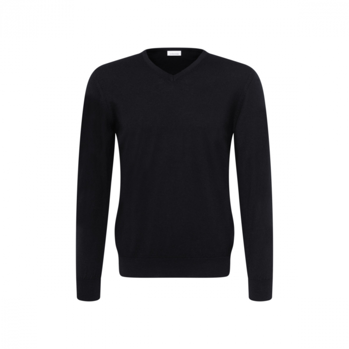 Pulover anchior merino barbati SEIDENSTICKER Shaped negru [1]