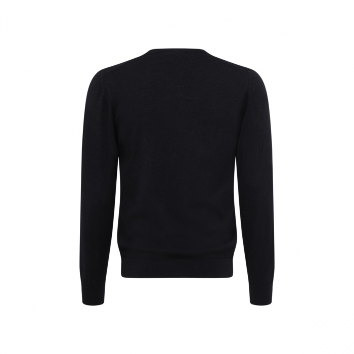 Pulover anchior merino barbati SEIDENSTICKER Shaped negru [2]