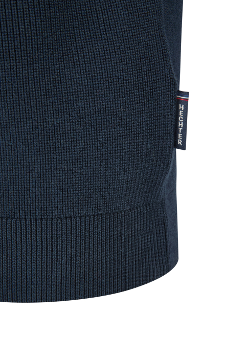 Pulover cardigan fermoar modal/bumbac barbati HECHTER bleumarin [3]