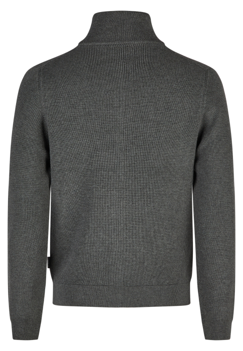 Pulover cardigan fermoar modal/bumbac barbati HECHTER antracit [2]