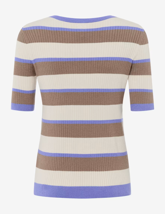 Pulover lana femei BRAX LYNN 375428-90191500 mov/bej dungi [2]