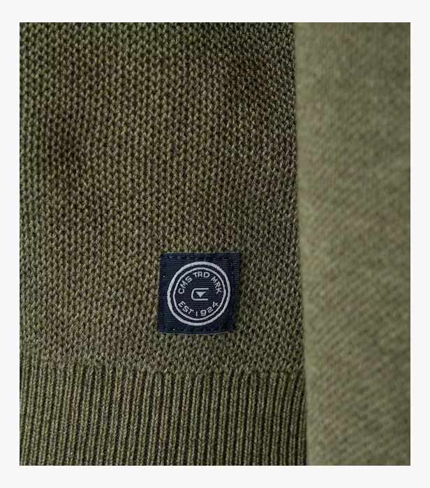 Pulover O Neck bumbac barbati CASA MODA verde [4]