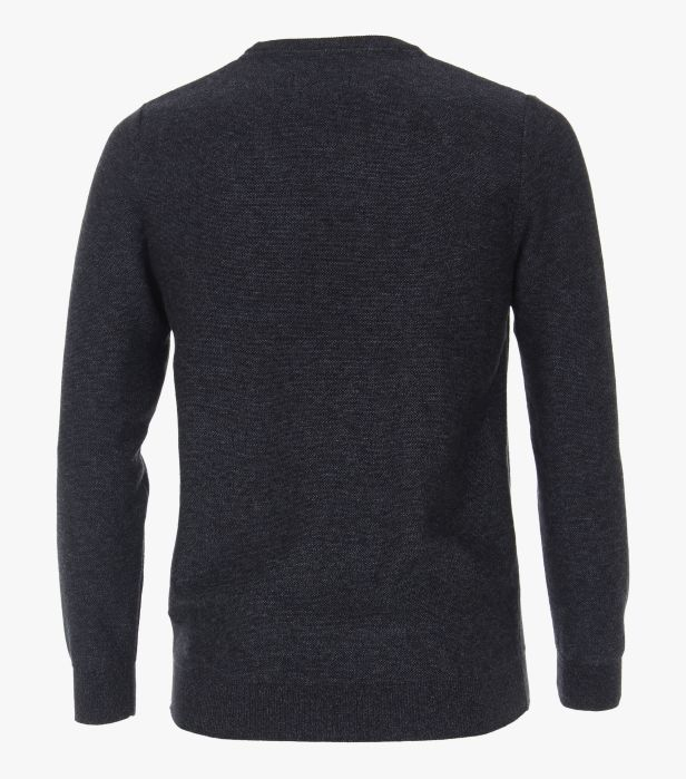 Pulover O-Neck bumbac/casmir barbati CASA MODA bleumarin [2]