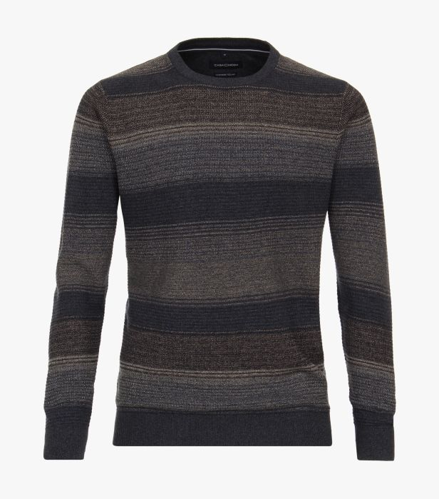 Pulover O Neck bumbac barbati CASA MODA bleumarin dungulite [1]