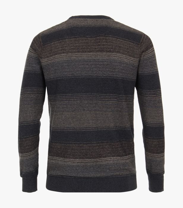 Pulover O Neck bumbac barbati CASA MODA bleumarin dungulite [2]